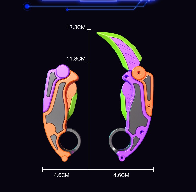 Title 1, Graviti 3D Printing Folding Clav Knife