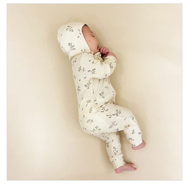 European And American Baby Jumpsuit Cotton Long Sleeve Butt Wrap Clothes — view 6