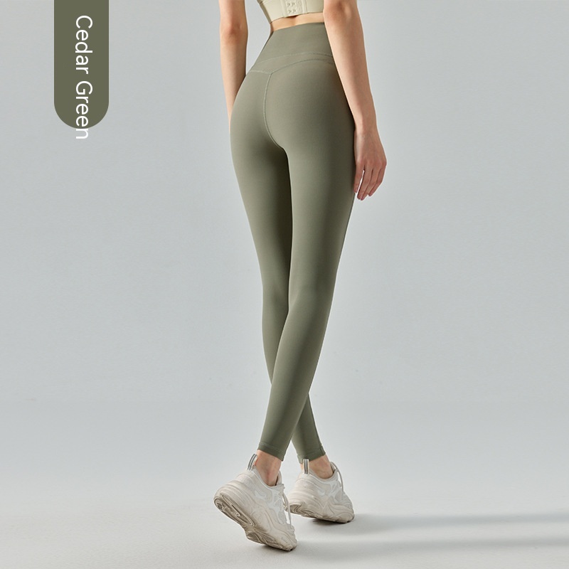 Title 5, Calça Yoga Feminina Elegante Bodycon Cintura Al...