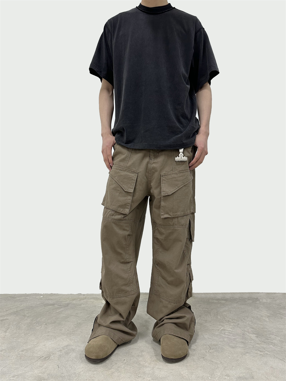 Advanced Sense Straight-leg Wide-leg Pants