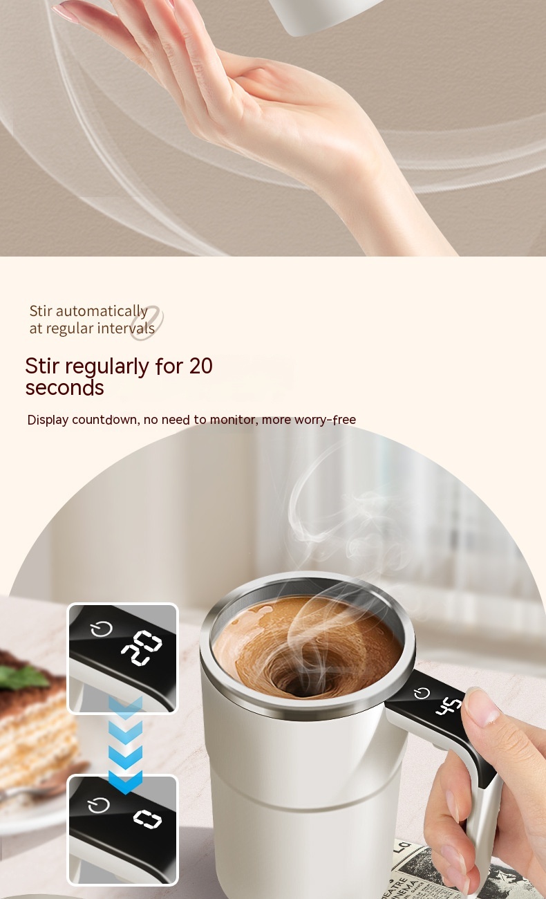 Automatic Mixing Coffee Cup Electric Magnetic Force - Image 14