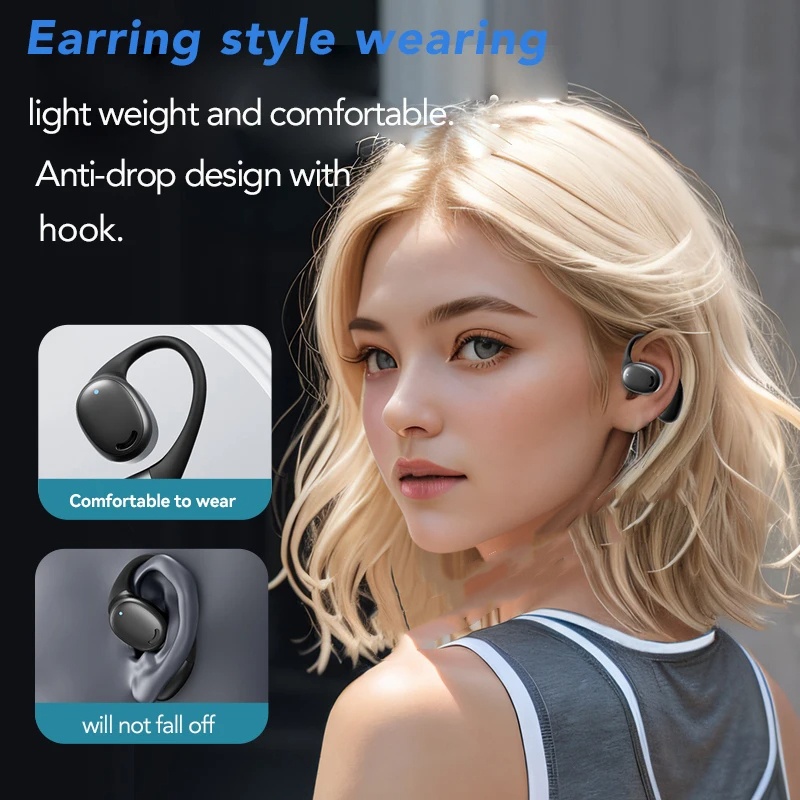 New Bluetooth Headset Non In-ear Open Bone Conduction - Image 2