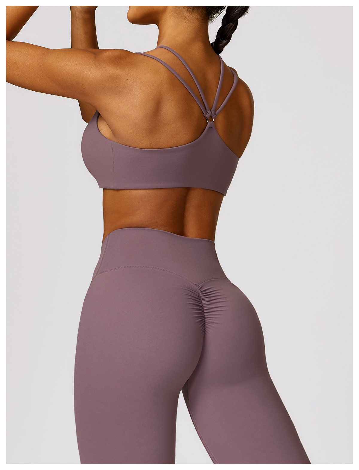 Title 23, Brushed Tight Back Yoga Bra Shoulder Straps