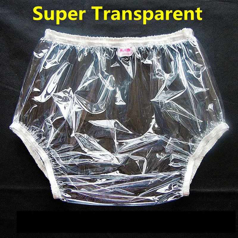 Title 2, Fully Transparent PVC Sexy Briefs for a Bold Lo...