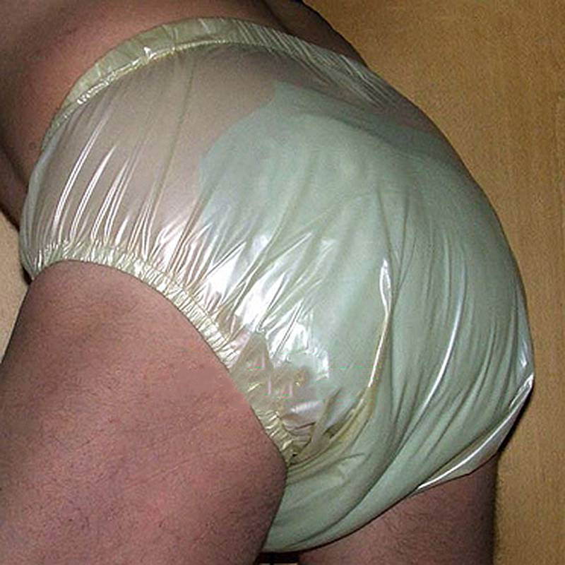 Title 4, Fully Transparent PVC Sexy Briefs for a Bold Lo...