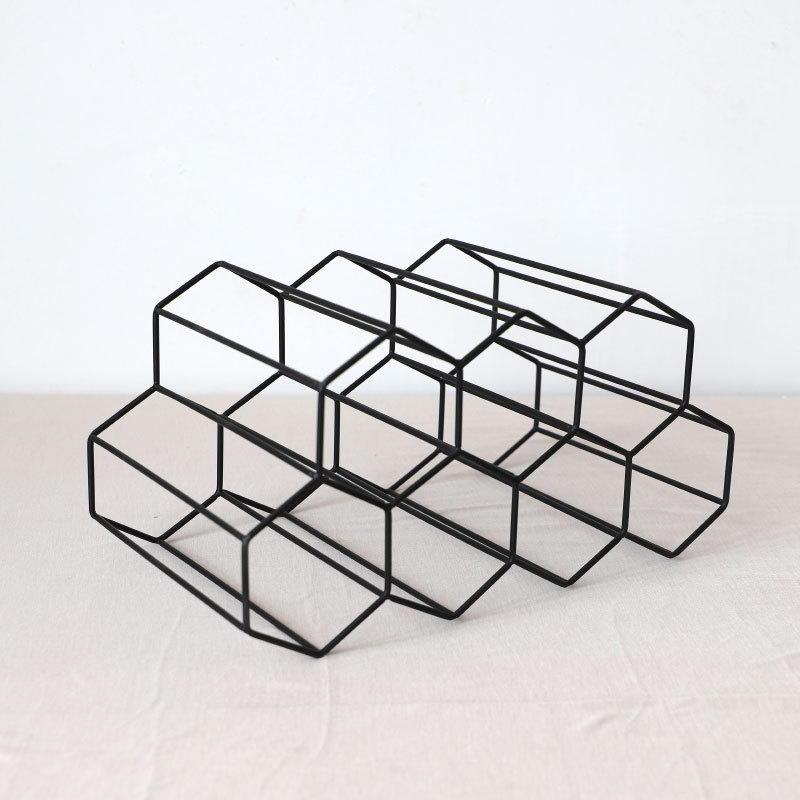 Title 7, Iron Wire Wine Storage Rack