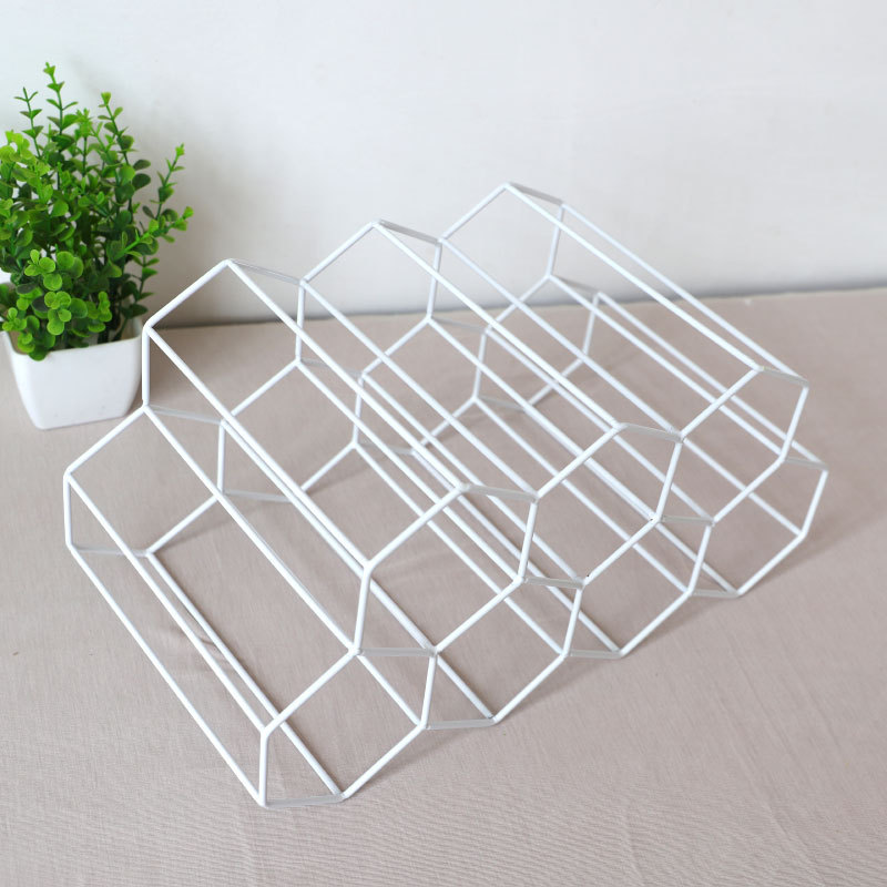 Title 9, Iron Wire Wine Storage Rack