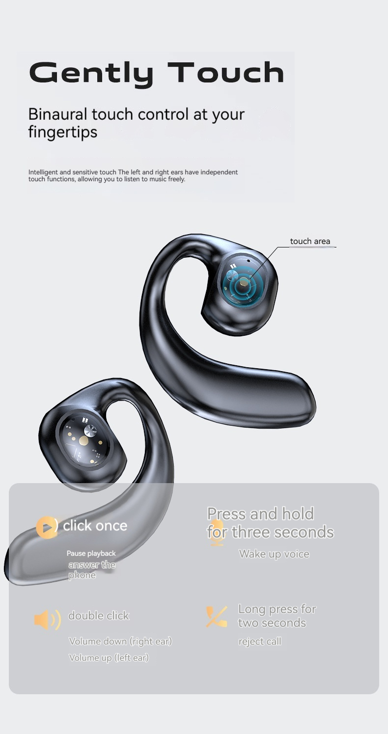 Y3 Open Non In Ear Wireless Bluetooth Earphones - Image 2