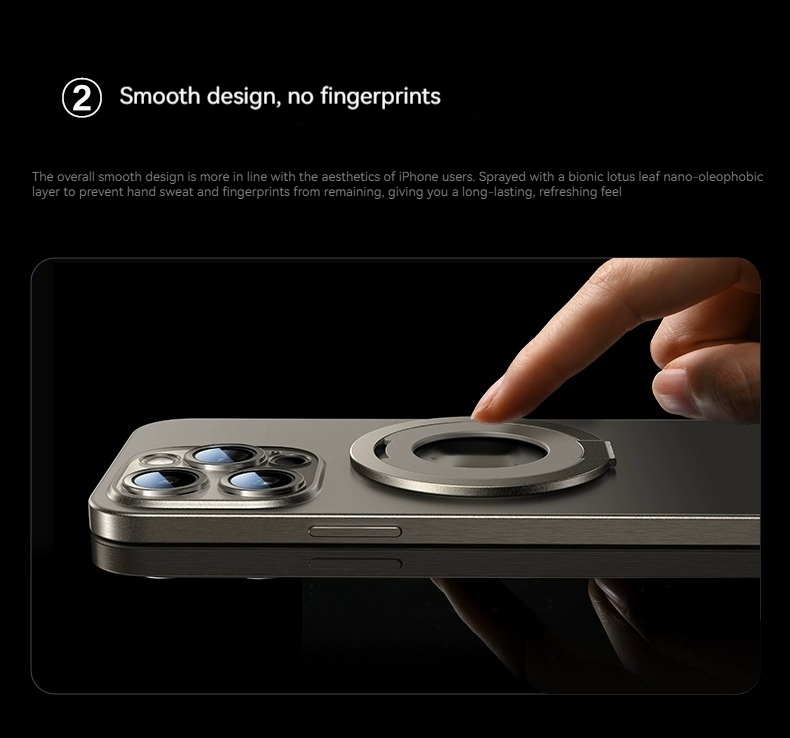 Creative Phone Case Pivot Protective Cover Advanced Magnetic Transparent Silicone Drop-resistant - Image 18