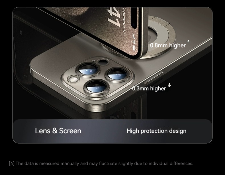 Creative Phone Case Pivot Protective Cover Advanced Magnetic Transparent Silicone Drop-resistant - Image 17