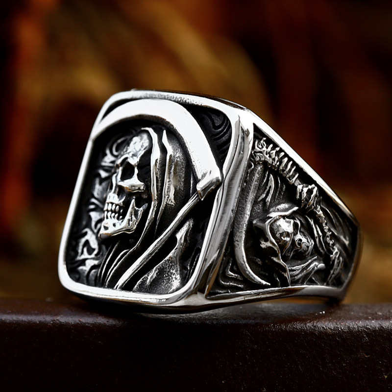 New Stainless Steel Men's Ring
