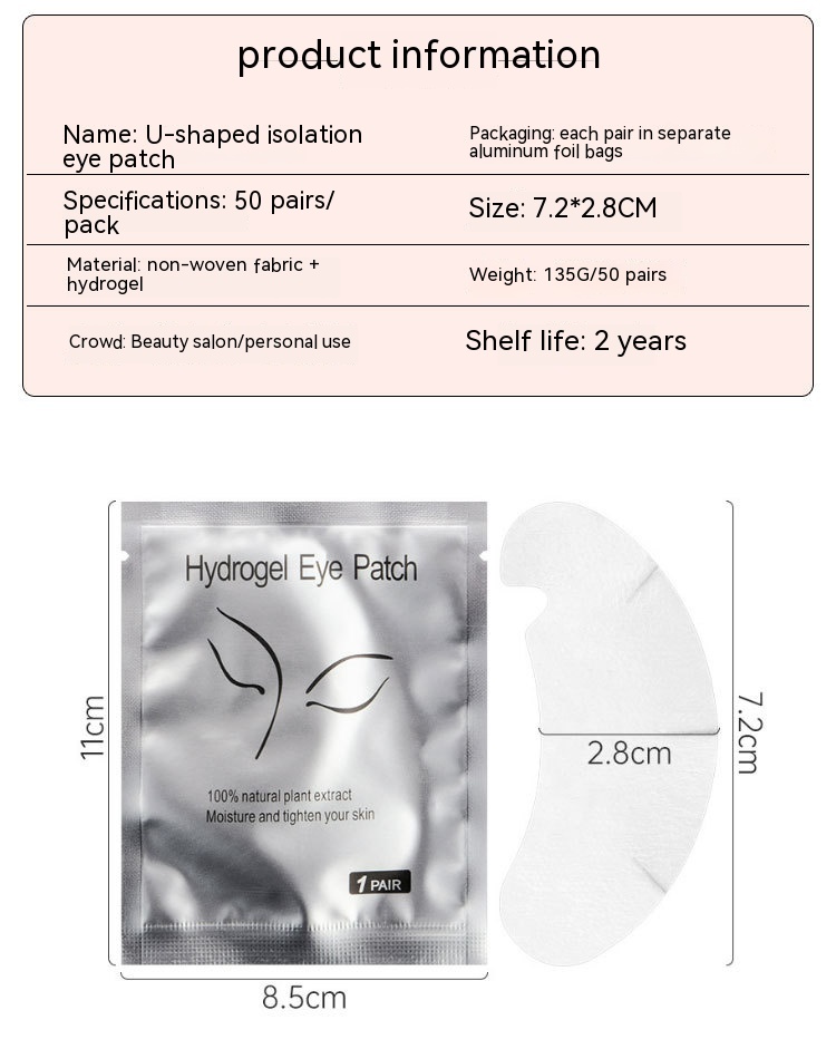 Planting Eyelash Hydrogel Pearlescent Film Beauty Tools