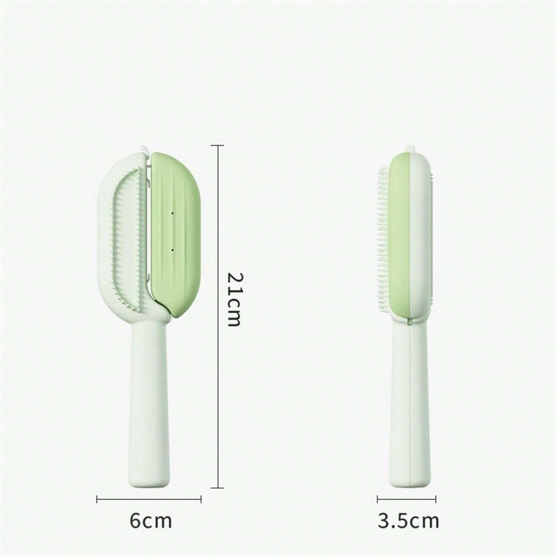  3-In-1 Self-Cleaning Pet Grooming Brush with Water Tank