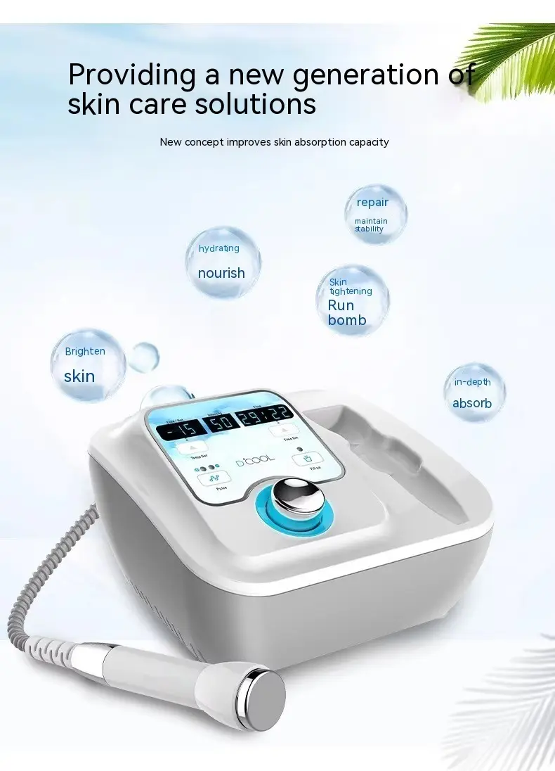 Cold Therapy Device Facial Ion Shrink Pores Ice Guide Ice Compress