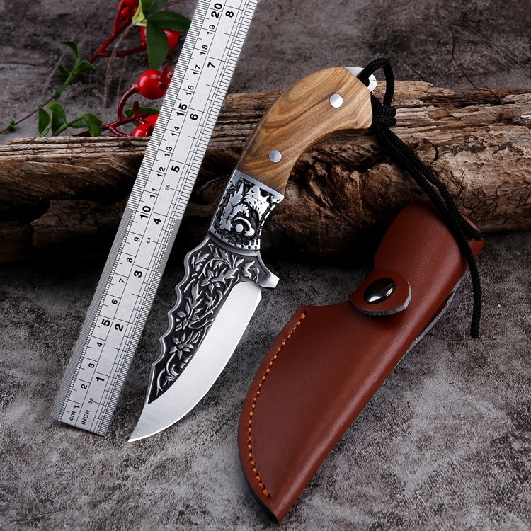 Title 1, Embossed Carved Mongolian Knife For Handcraft H...