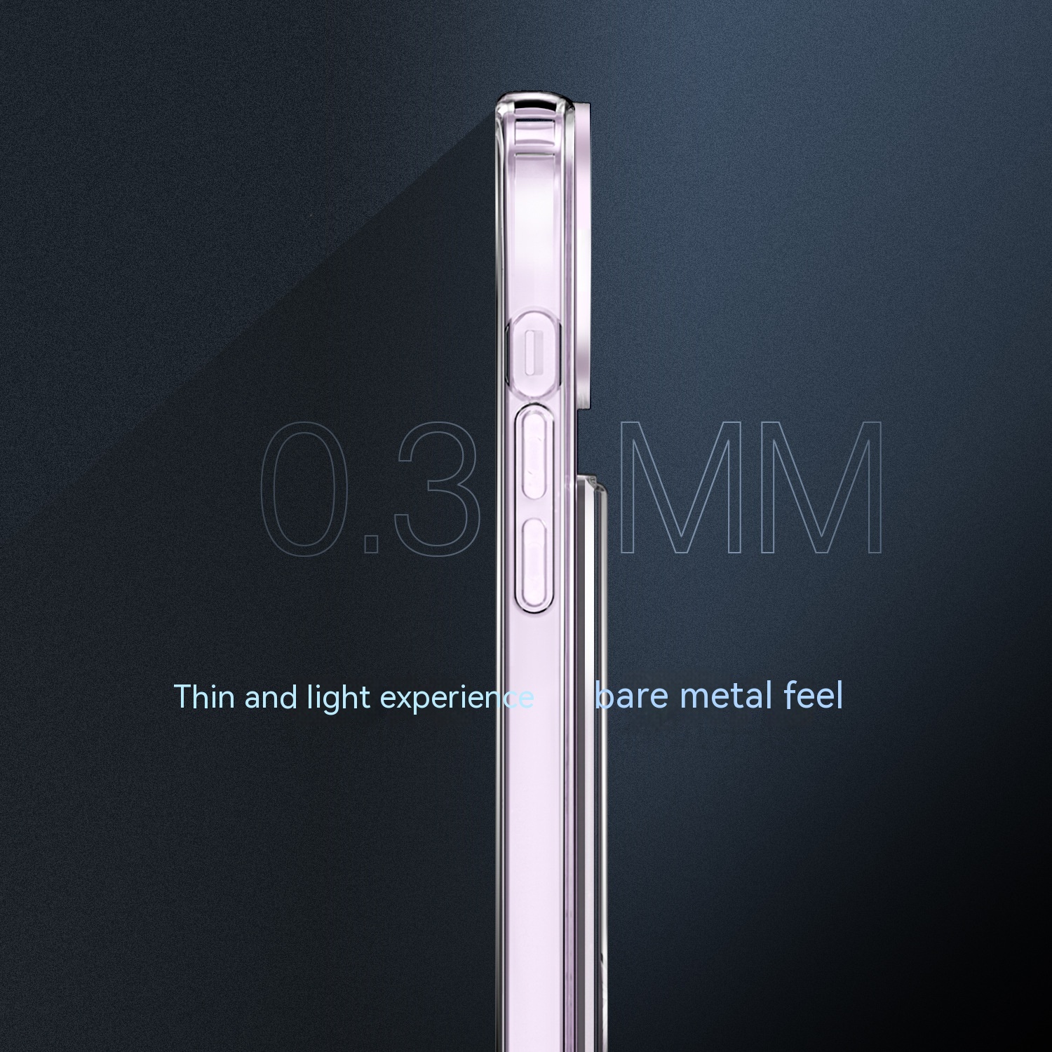 Acrylic Two-in-one Transparent Card Holder Phone Case - Image 19