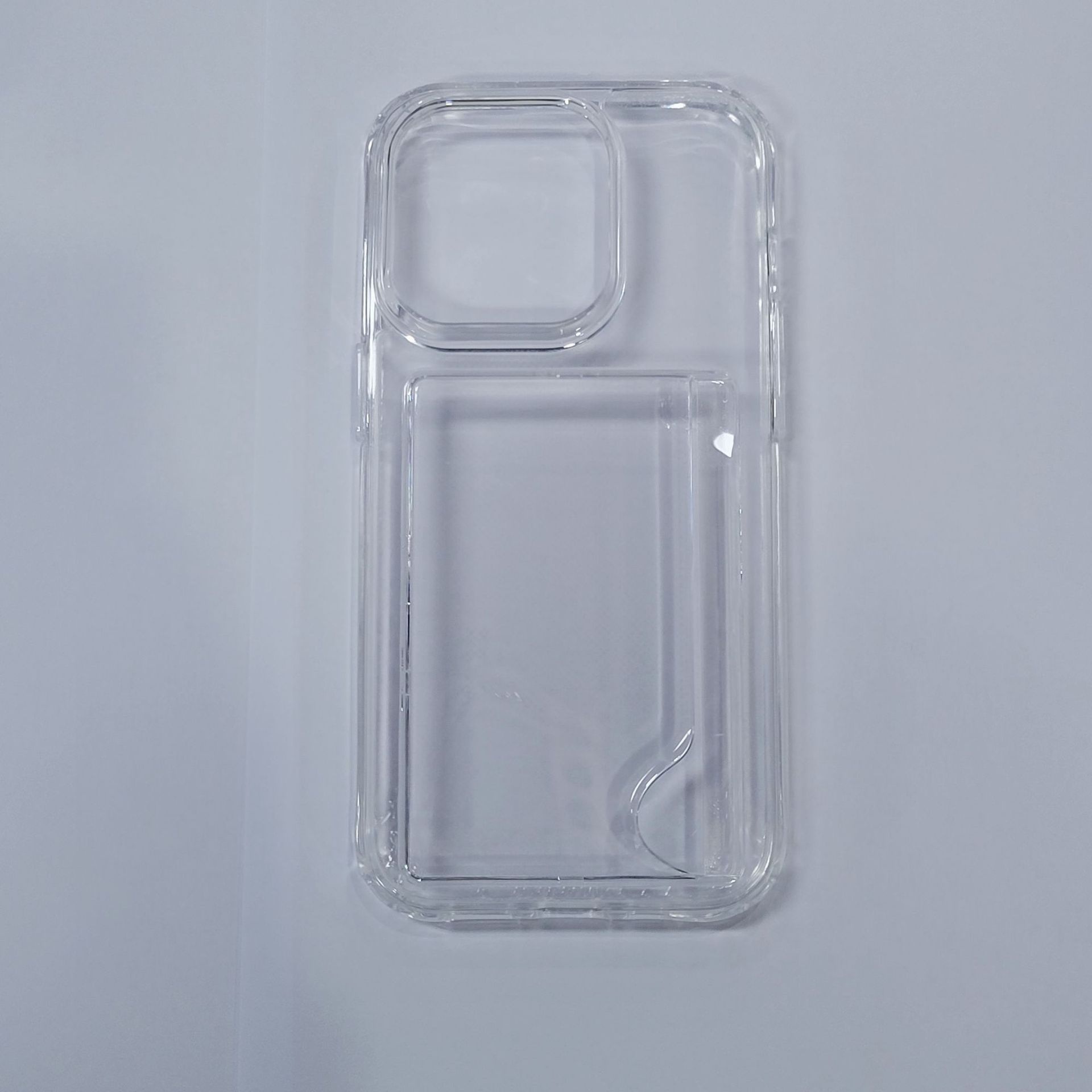 Acrylic Two-in-one Transparent Card Holder Phone Case - Image 15