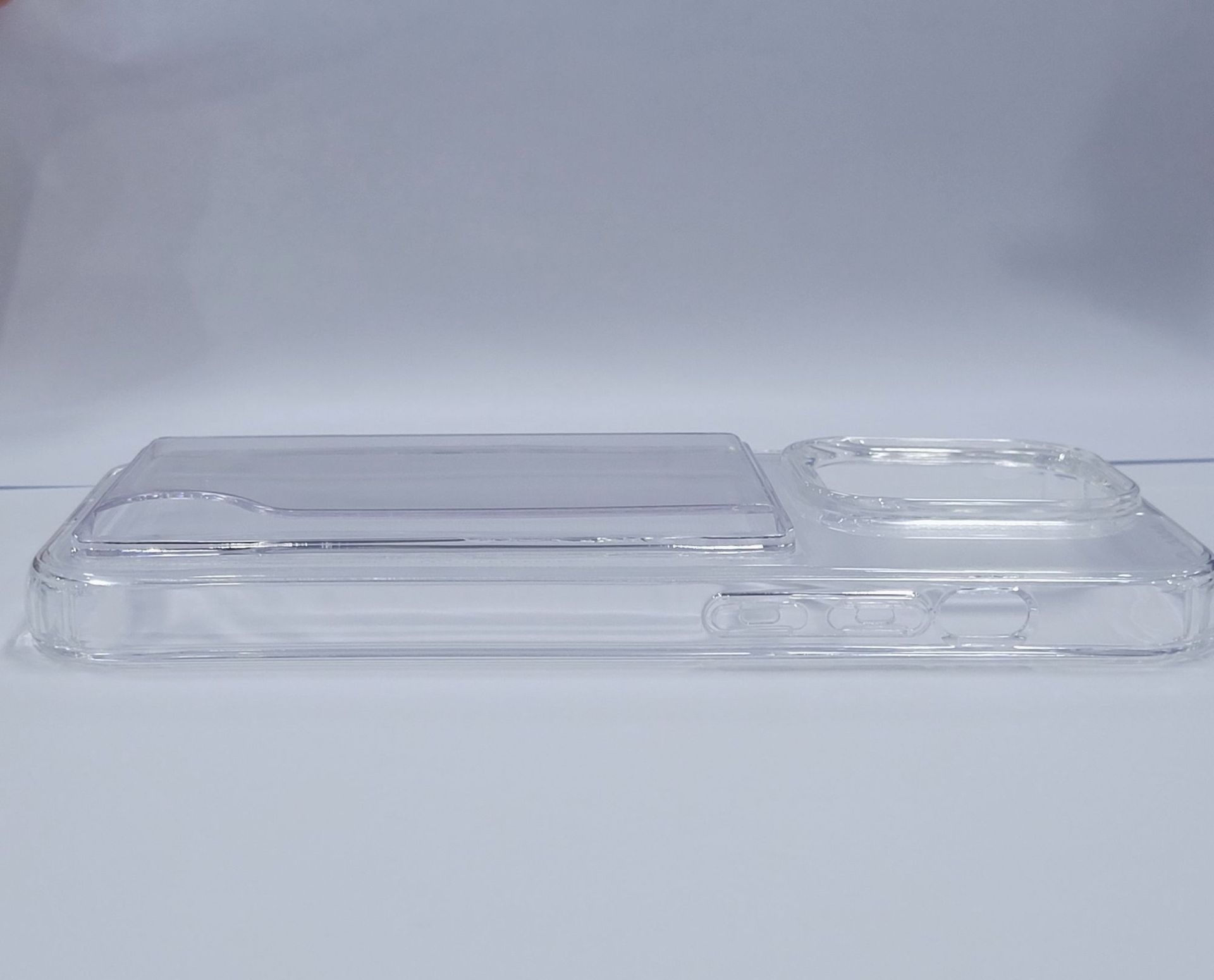 Acrylic Two-in-one Transparent Card Holder Phone Case - Image 21
