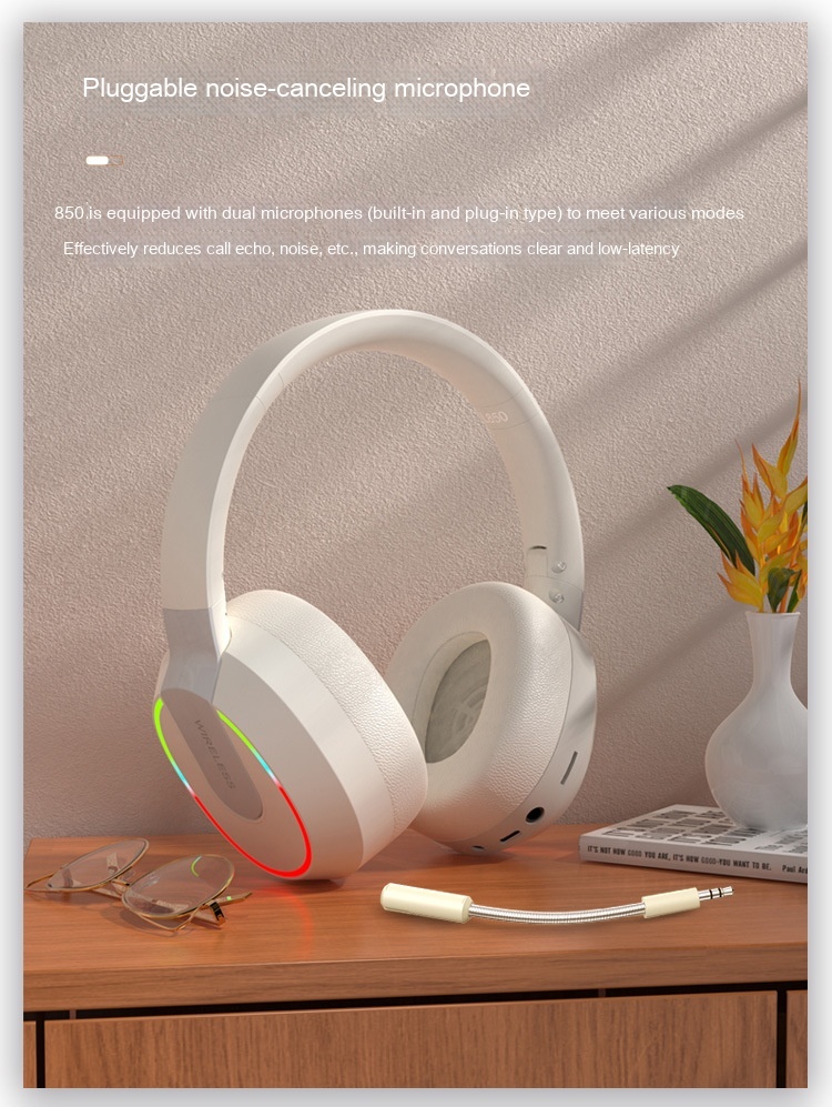 Bluetooth Headset Extra Bass Cellphone Radio Competition Gaming Headset - Image 8