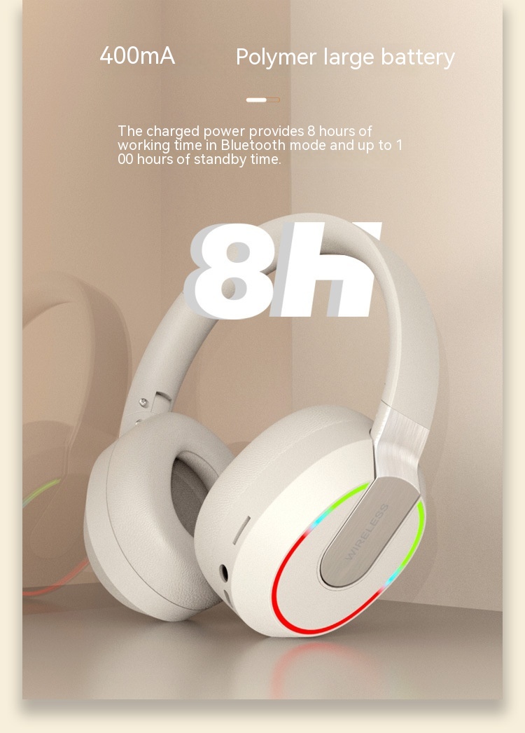 Bluetooth Headset Extra Bass Cellphone Radio Competition Gaming Headset - Image 6