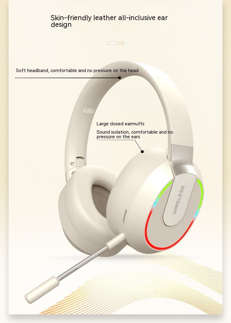 Bluetooth Headset Extra Bass Cellphone Radio Competition Gaming Headset - Image 29