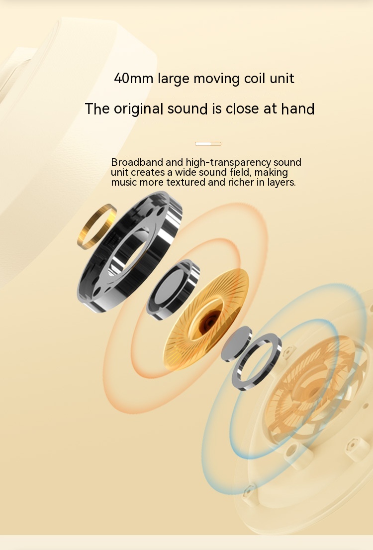 Bluetooth Headset Extra Bass Cellphone Radio Competition Gaming Headset - Image 5