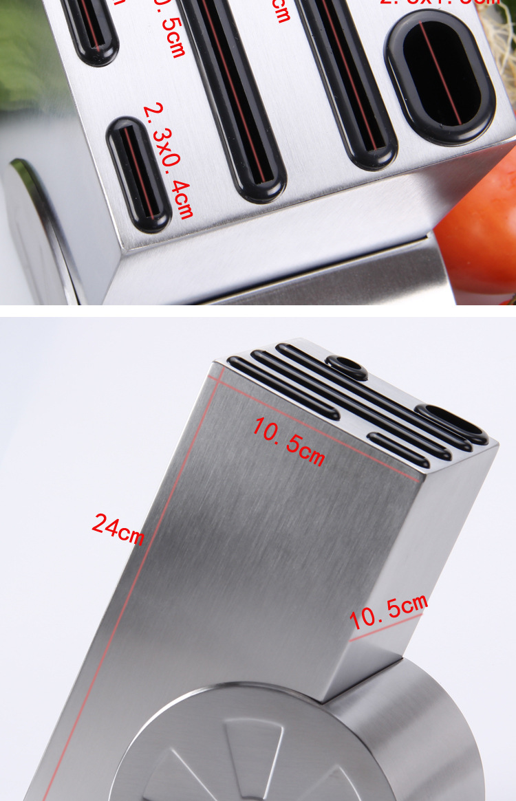 Creative Thickening Stainless Steel Stainless Steel Knife Holder Storage Rack