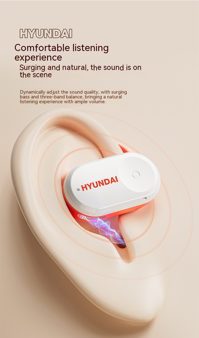 Hyundai Ear Hook Wireless Bluetooth Headset - Image 5