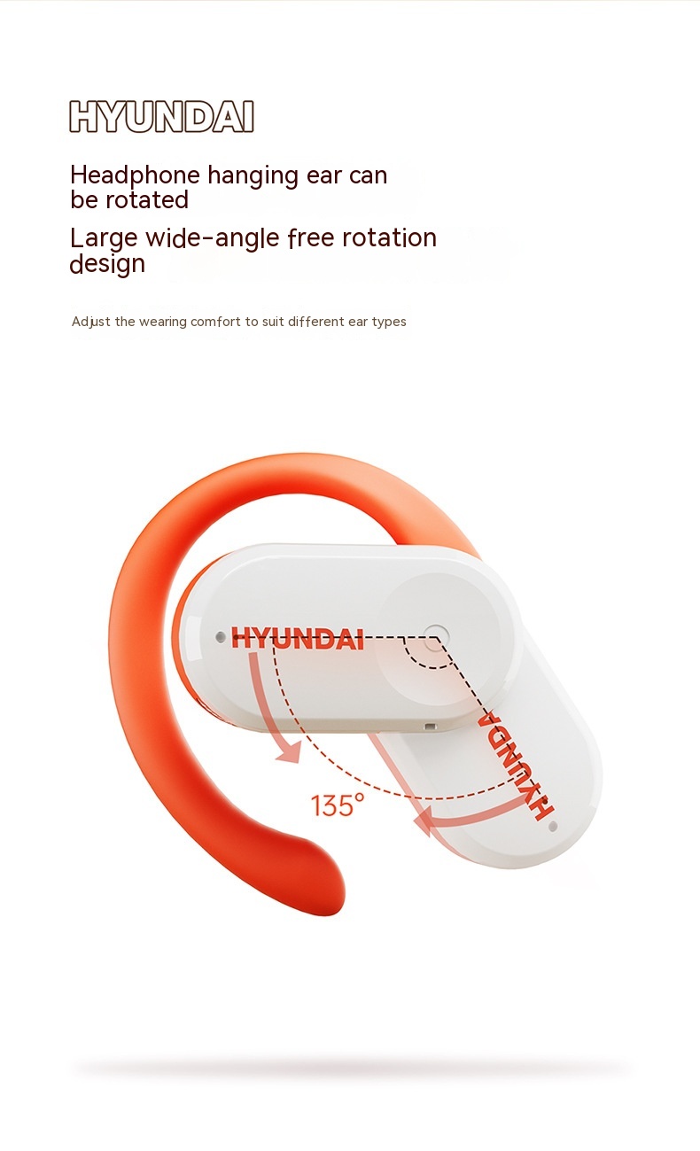 Hyundai Ear Hook Wireless Bluetooth Headset - Image 2