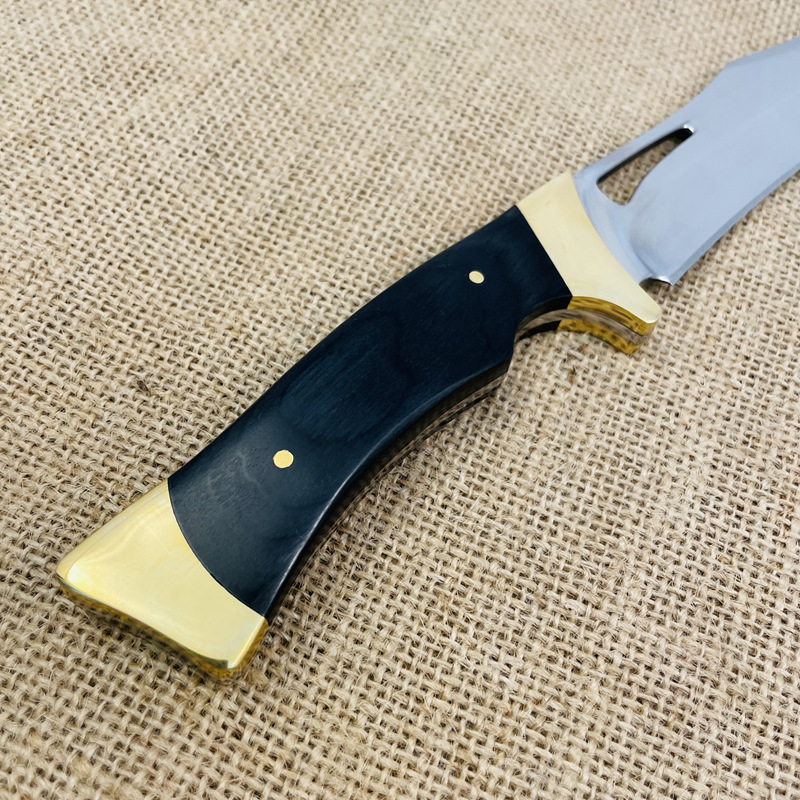 Title 6, One-piece Keel Outdoor Straight Knife Wildernes...