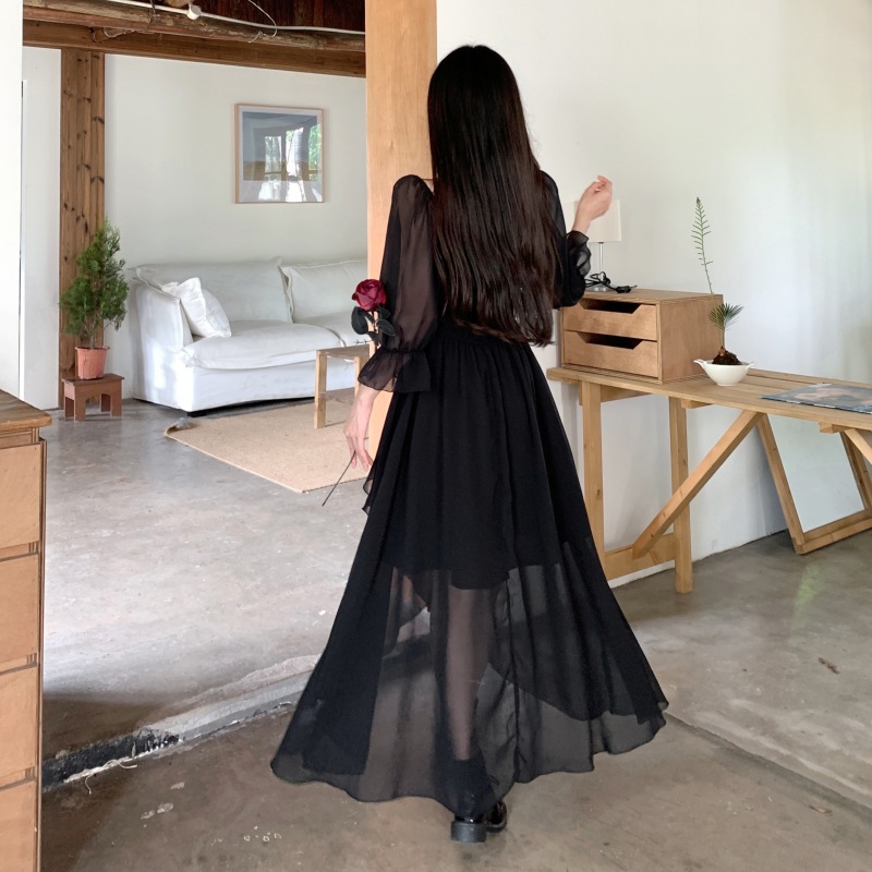 Halter Off-Shoulder Dress, picture 8 of 9