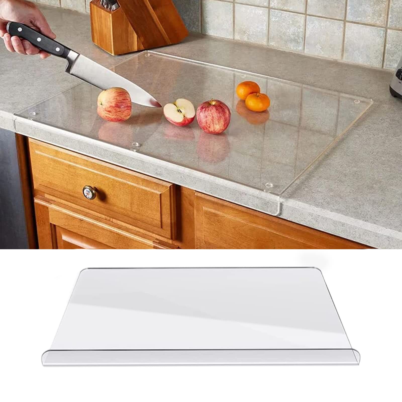 Title 4, Kitchen Transparent Non-slip Acrylic Chopping B...