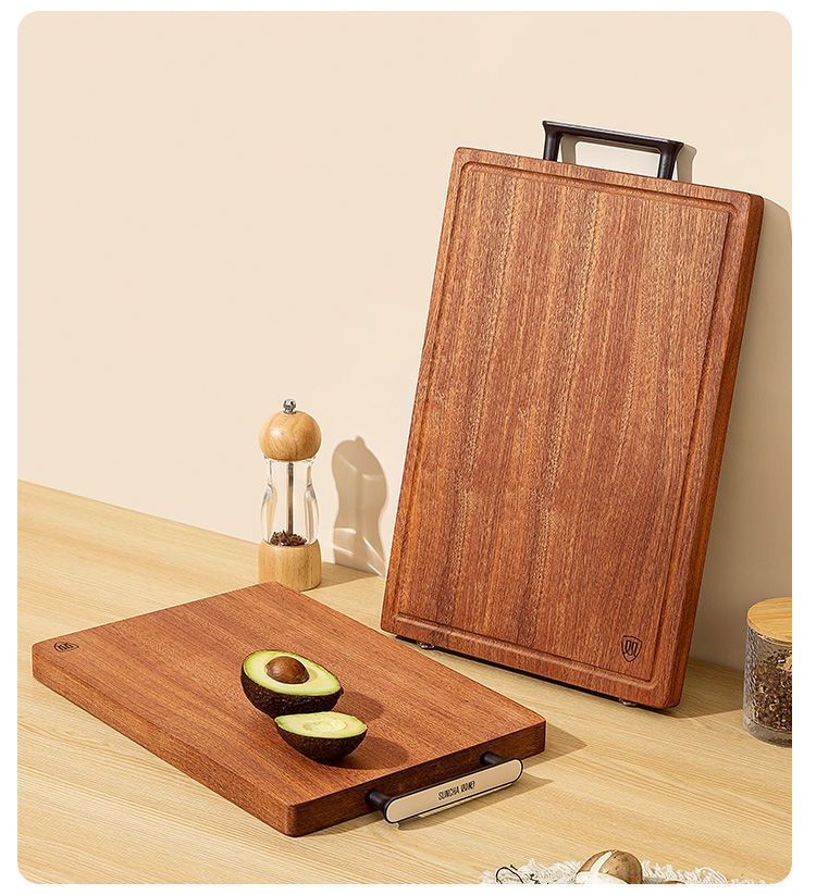 Title 9, Ebony Cutting Board Solid Wood Household Cuttin...