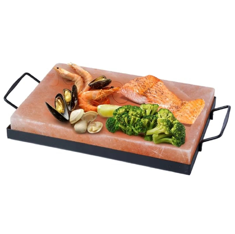 Title 3, Himalayan Rose Salt Plate Barbecue Plate