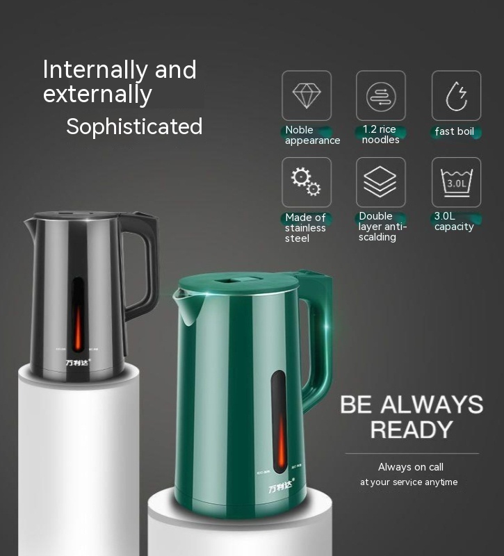 Title 5, Malata Electric Kettle Stainless Steel Electric...