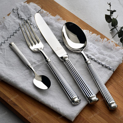 Title 5, Roman Knife, Fork And Spoon 304 Stainless Steel...