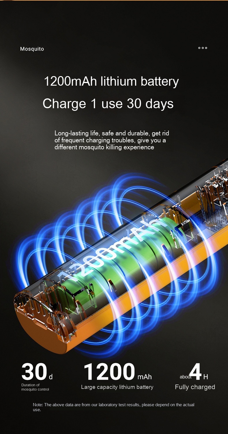 Mosquito Swatter Household Rechargeable Two-in-one