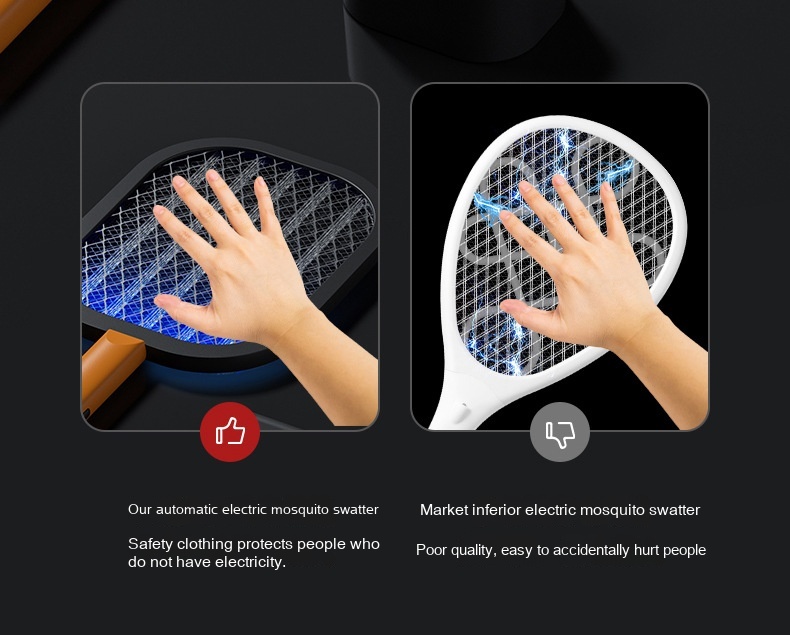 Mosquito Swatter Household Rechargeable Two-in-one