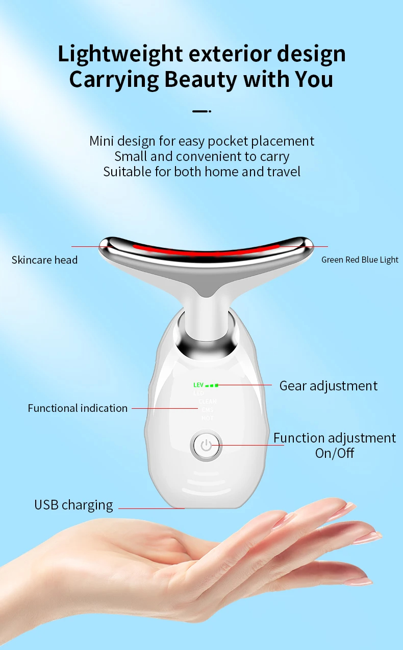 Neck And Face Skin Tightening Device