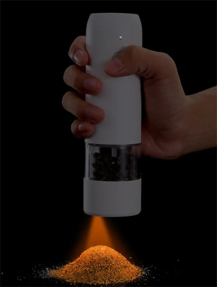 Rechargeable Electric Salt and Pepper Grinder Set - detail photo 8
