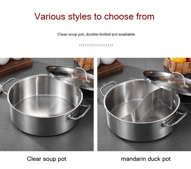 Title 6, Single Bottom Soup Pot Stainless Steel Inductio...