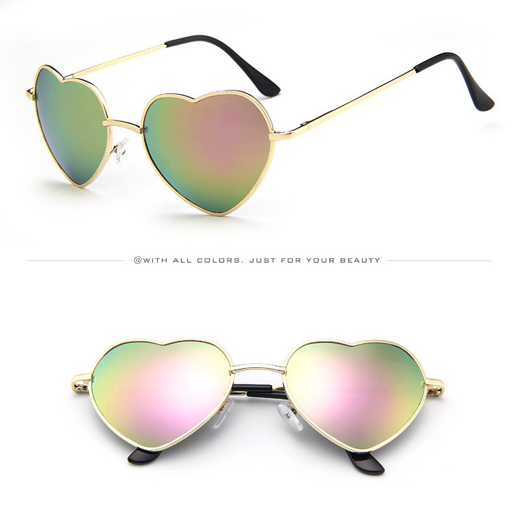 Title 4, Nouveau style de lunettes de soleil coeur de pê...