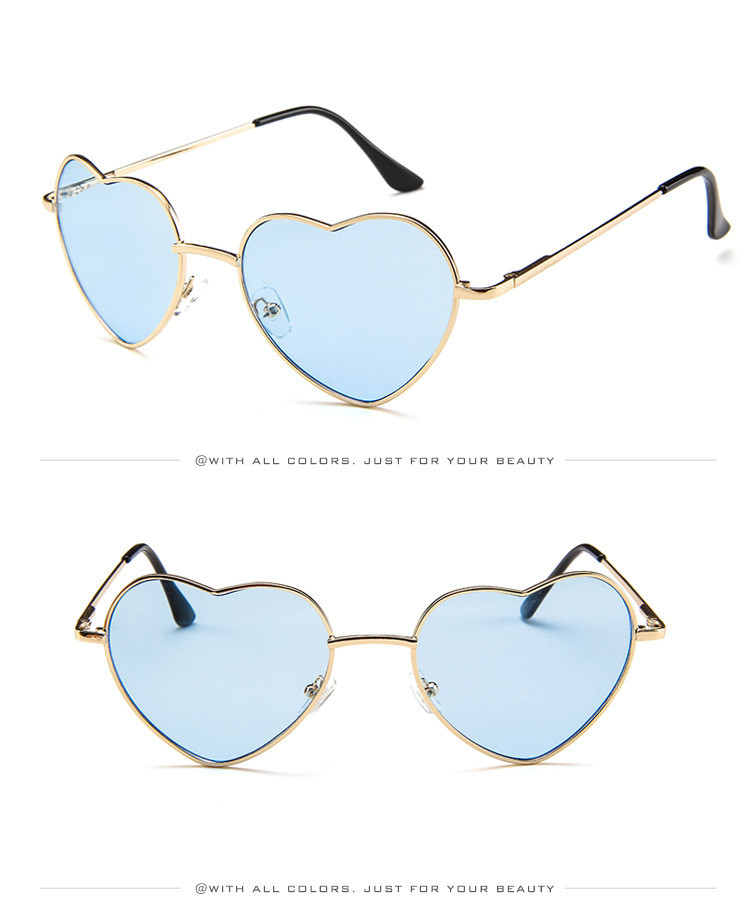 Title 11, Nouveau style de lunettes de soleil coeur de pê...