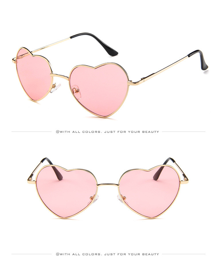 Title 14, Nouveau style de lunettes de soleil coeur de pê...