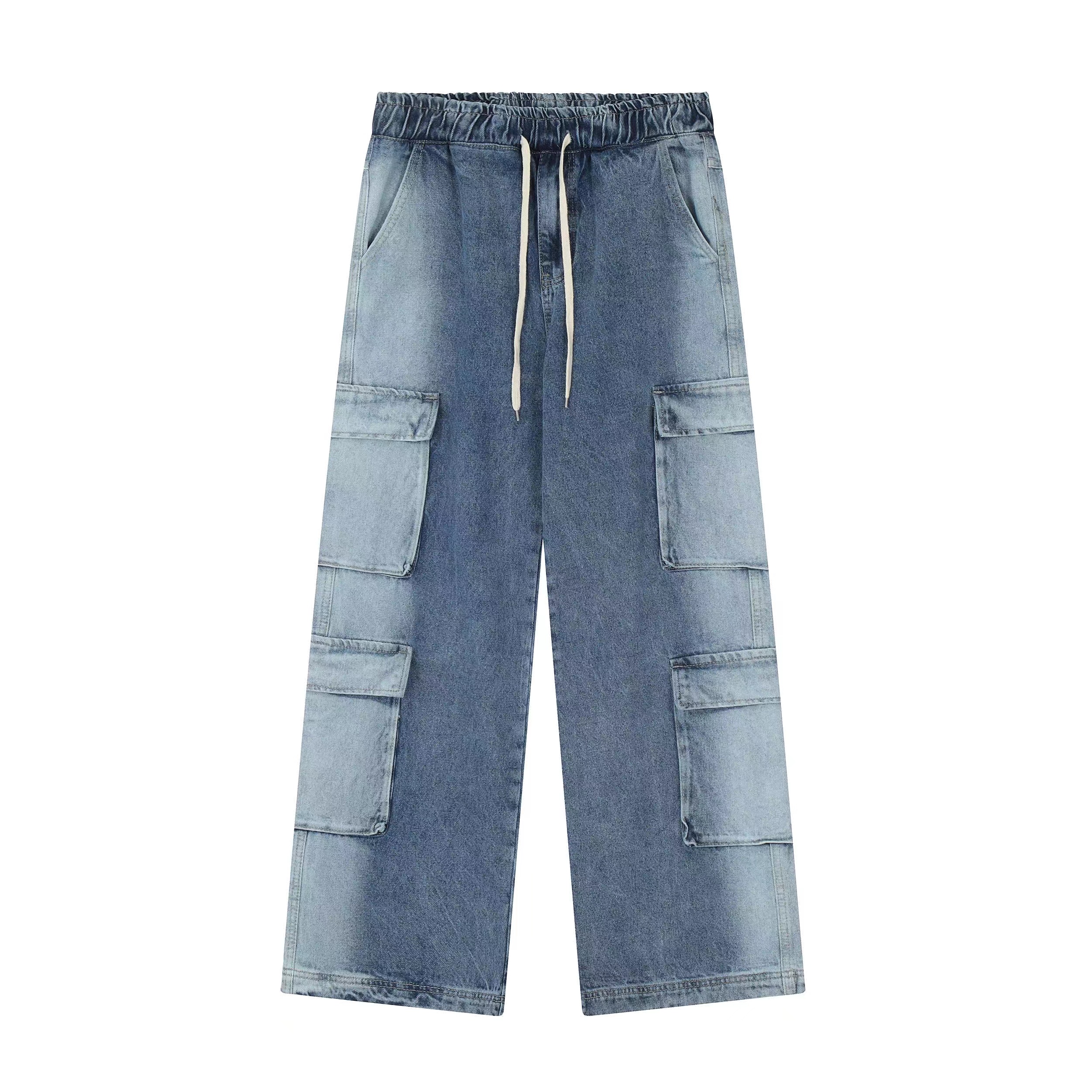 Title 3, Vintage Jeans mit elastischem Bund und vielen T...