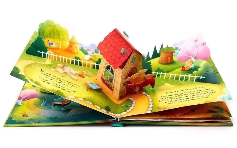 Title 2, English 3D Pop-up Book Page Turning Boy Childre...