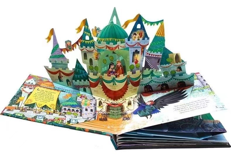 Title 3, English 3D Pop-up Book Page Turning Boy Childre...