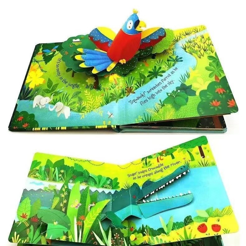 Title 10, English 3D Pop-up Book Page Turning Boy Childre...