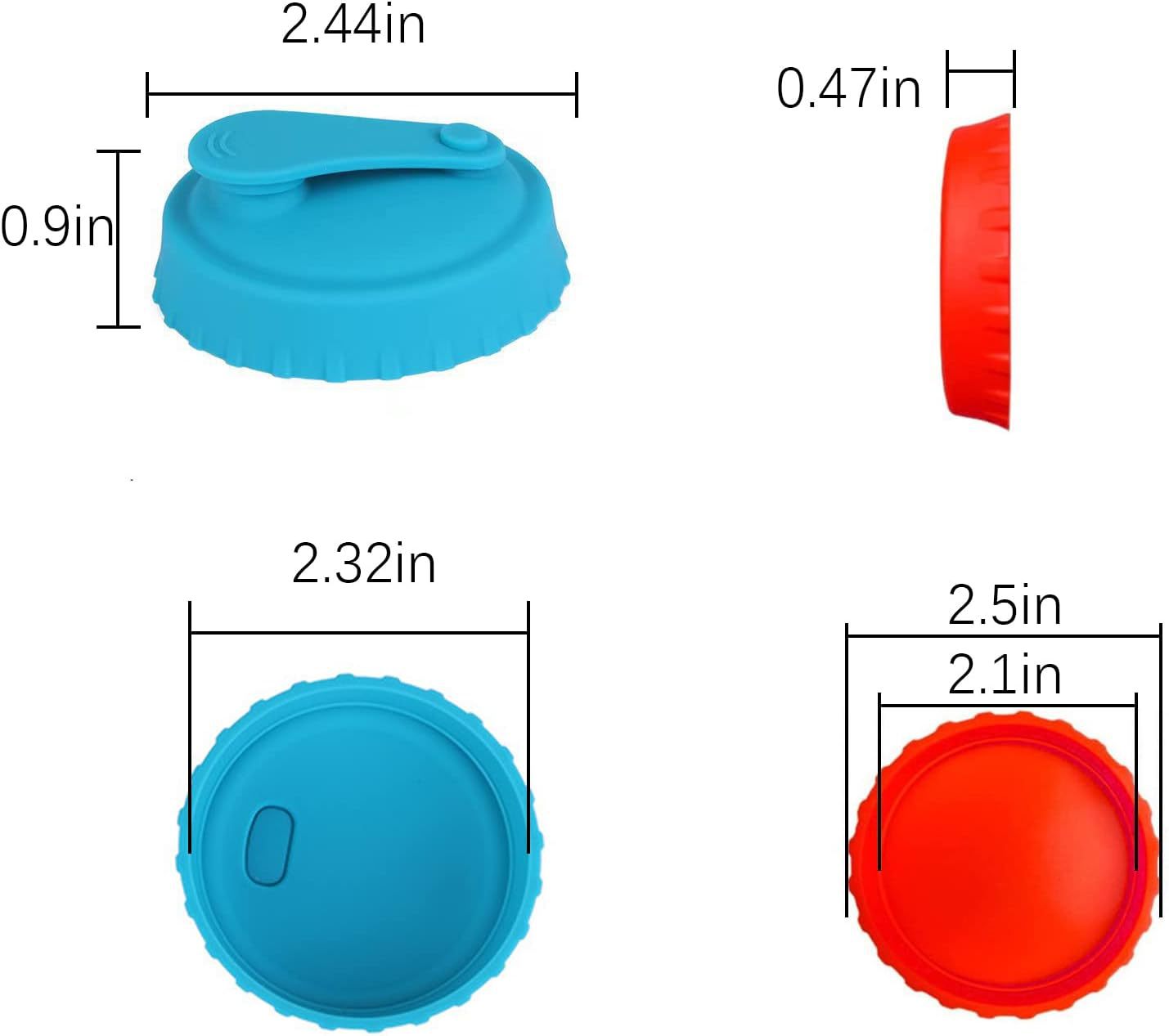 Title 1, Tampa de garrafa de silicone com vedação hermét...