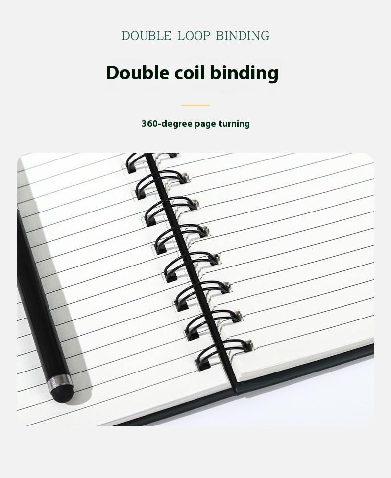 Title 7, Studenten leren Coil Business Notebook Wit Klad...